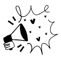 Illustration of a megaphone